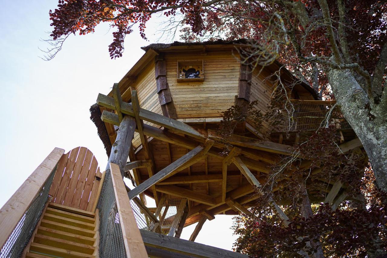 Cabane Perchee Dans Les Arbres Saint-Hilaire-en-Morvan المظهر الخارجي الصورة