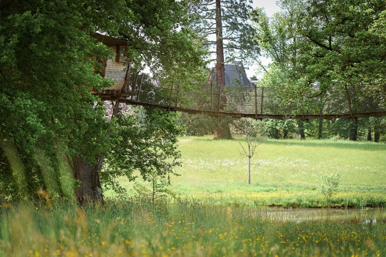 Cabane Perchee Dans Les Arbres Saint-Hilaire-en-Morvan المظهر الخارجي الصورة