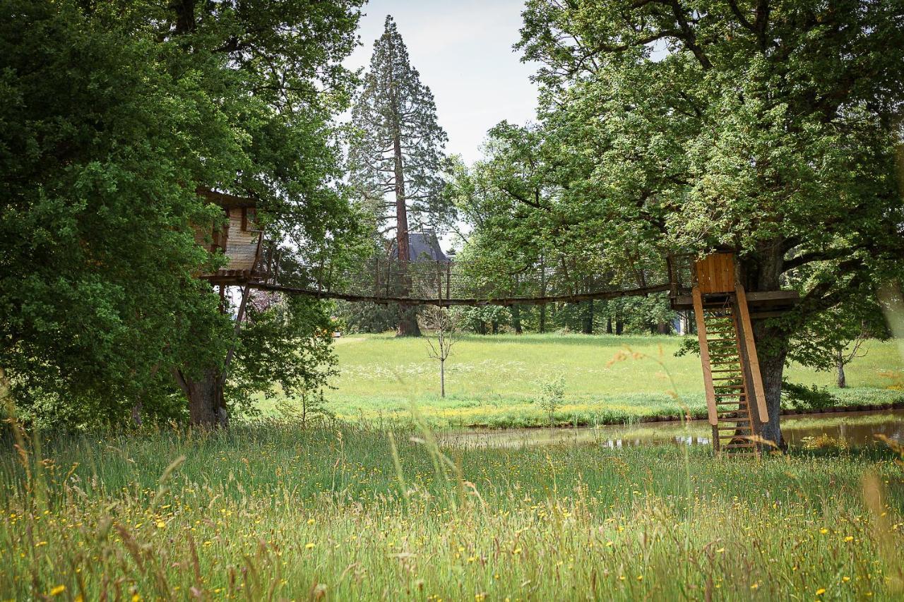 Cabane Perchee Dans Les Arbres Saint-Hilaire-en-Morvan المظهر الخارجي الصورة